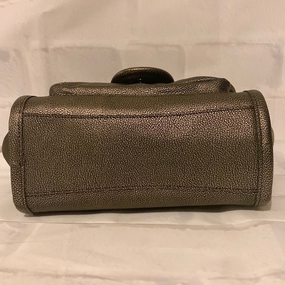 💐 Coach F33553 / 33553 💐 Ranger Flap Metallic Shoulder Bag MSRP $350 - Picture 9 of 11